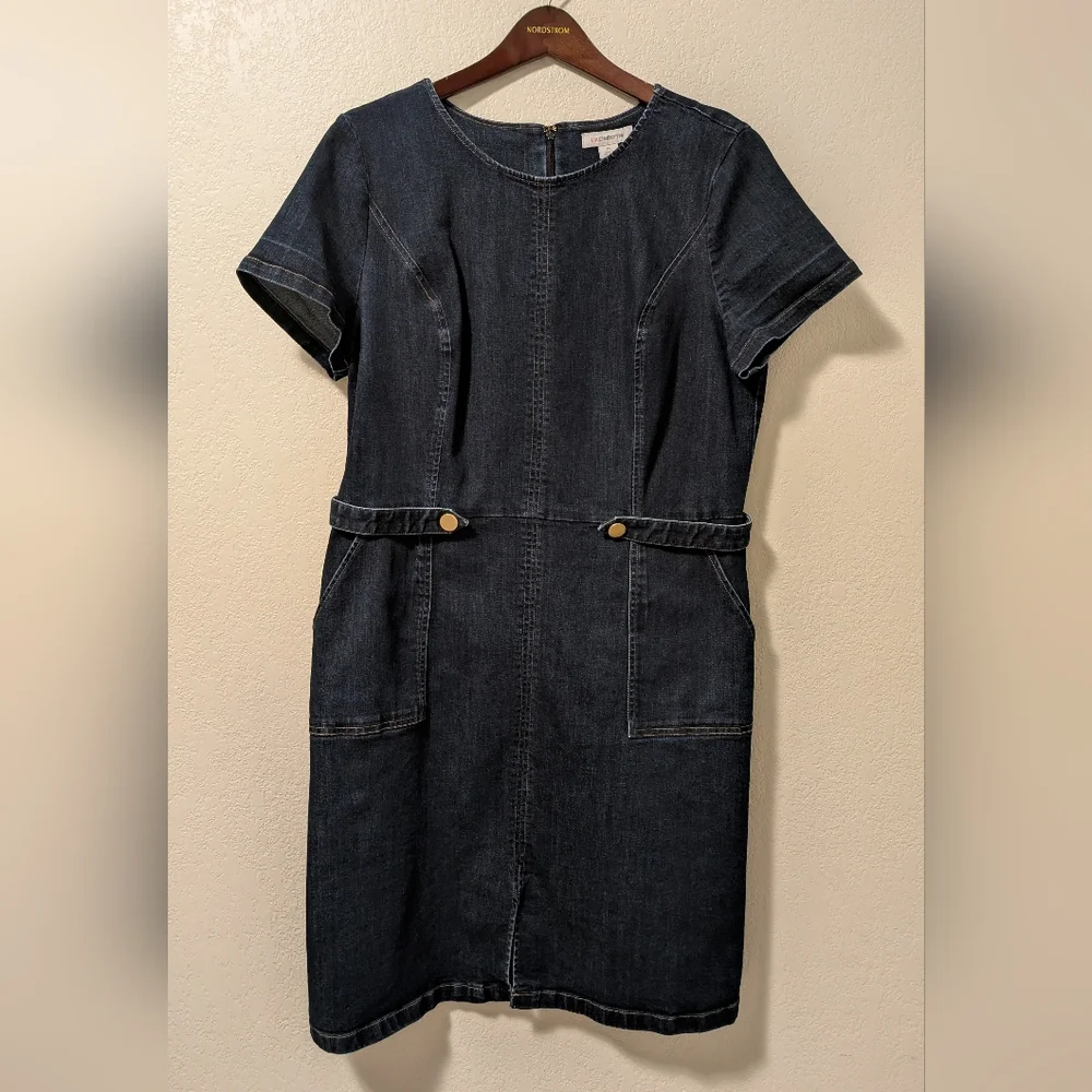 Liz Claiborne Denim Dress - Picture 1 of 7